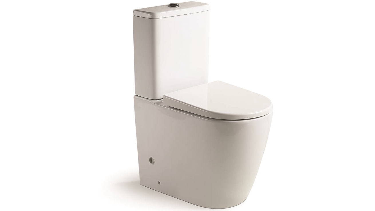 Argent Grace Hygienic Flush Back-to-Wall Toilet Suite