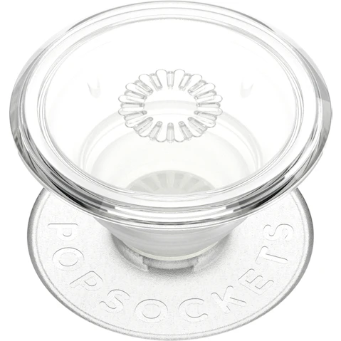 PopSockets PopGrip PopTop + PopChain Lite (Adhesive) - Clear