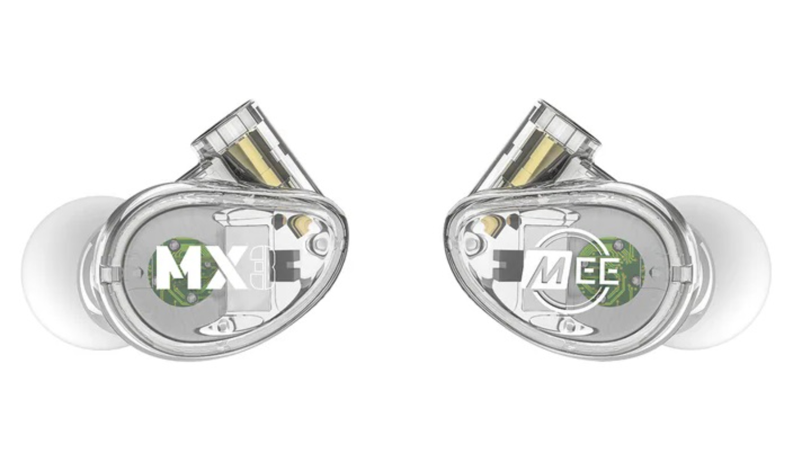 MEE Audio Triple Driver Mx3 Pro Series In-Ear Headphones - Clear