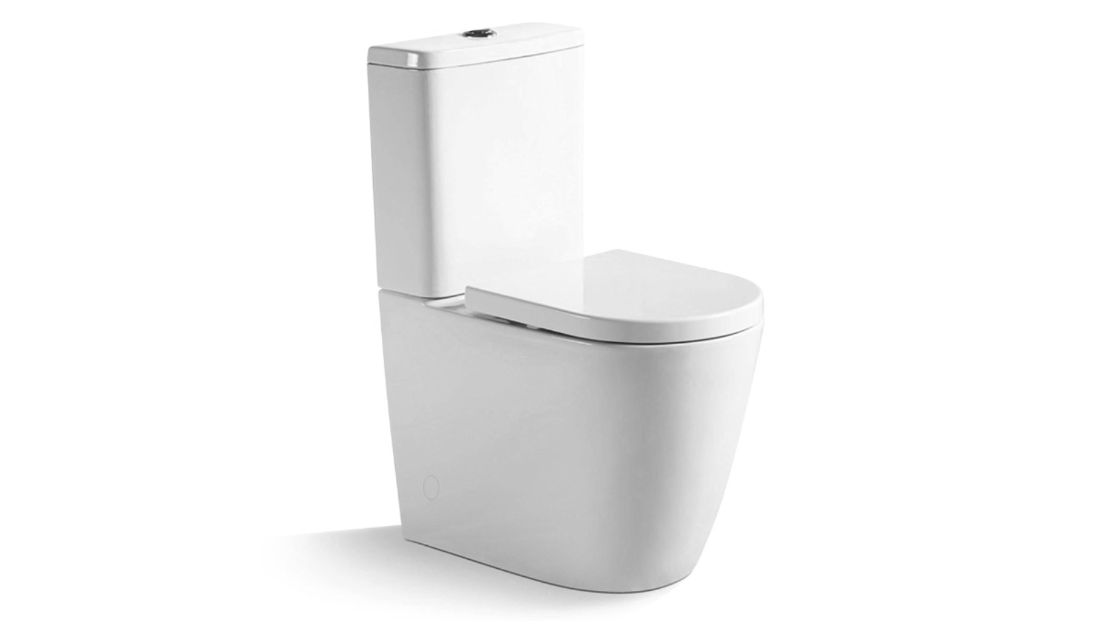 Argent Vista HygenicFlush Back to Wall Toilet - White
