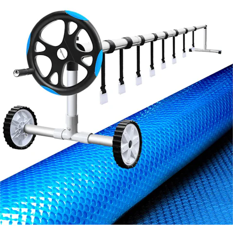Aqua Buddy Pool Cover Roller Solar Blanket - 8 x 4.2 Metre