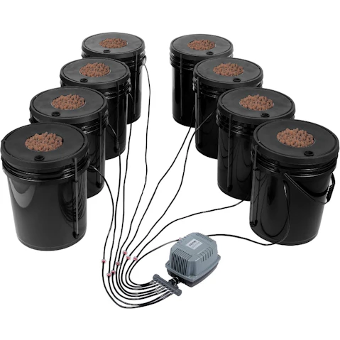 YS DWC Hydroponics Grow System with 8 Bucket