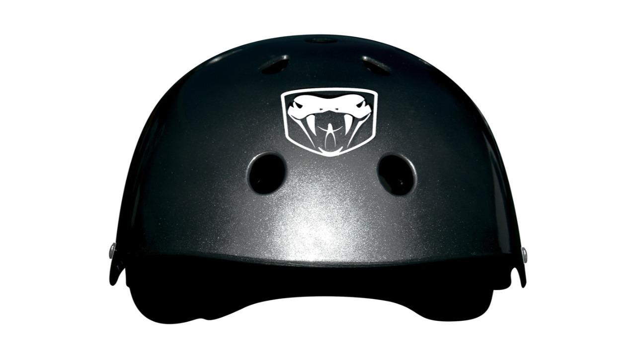 Adrenalin Hard Shell Skate and Scooter Protection Helmet - Black