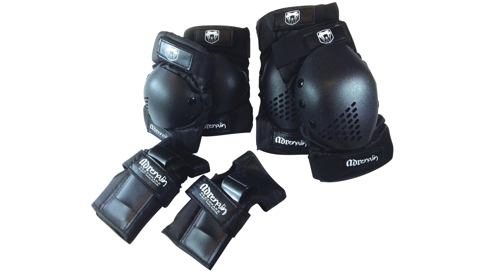 Adrenalin Skate Protect Youth Large - Black