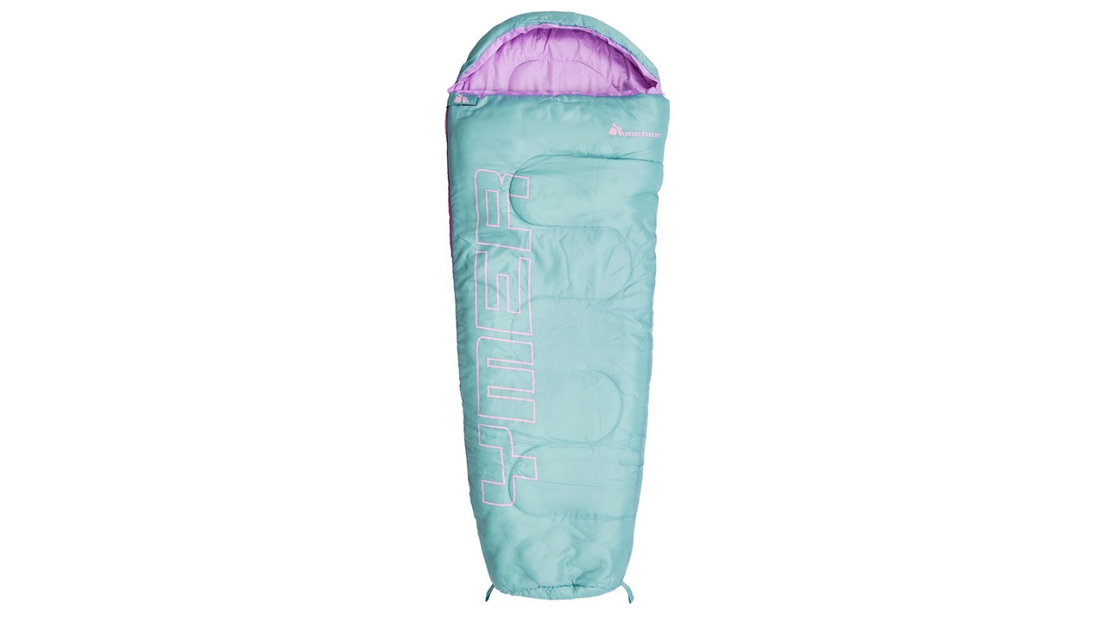 Meteor For The Winners Kids 150 x 60cm Sleeping Bag - Mint/Pink