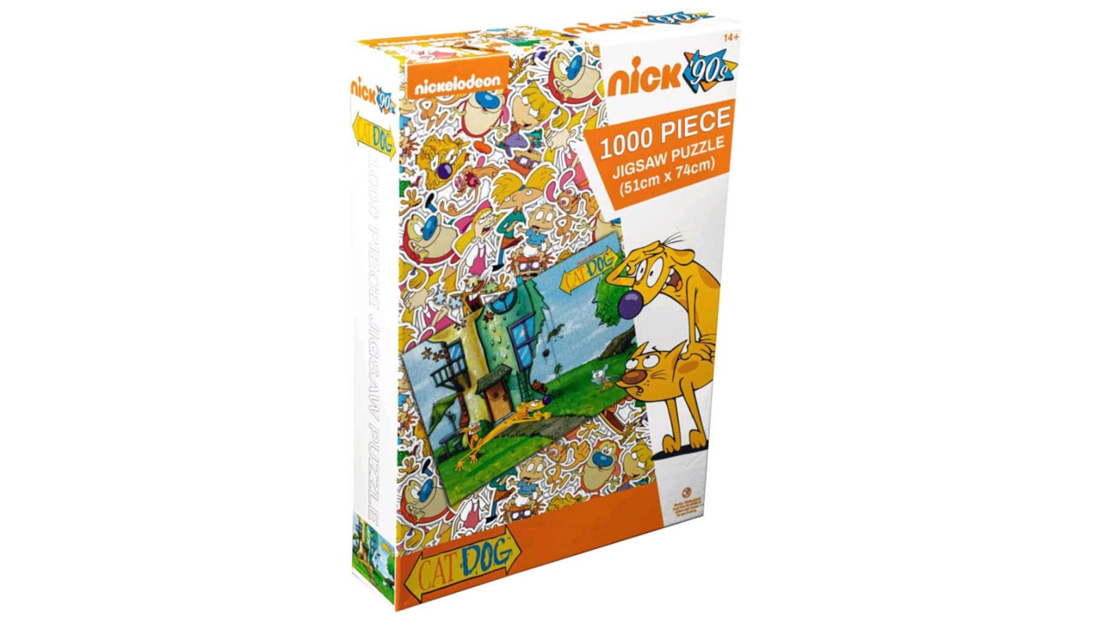 Catdog Yard 1000 Piece Jigsaw Puzzle