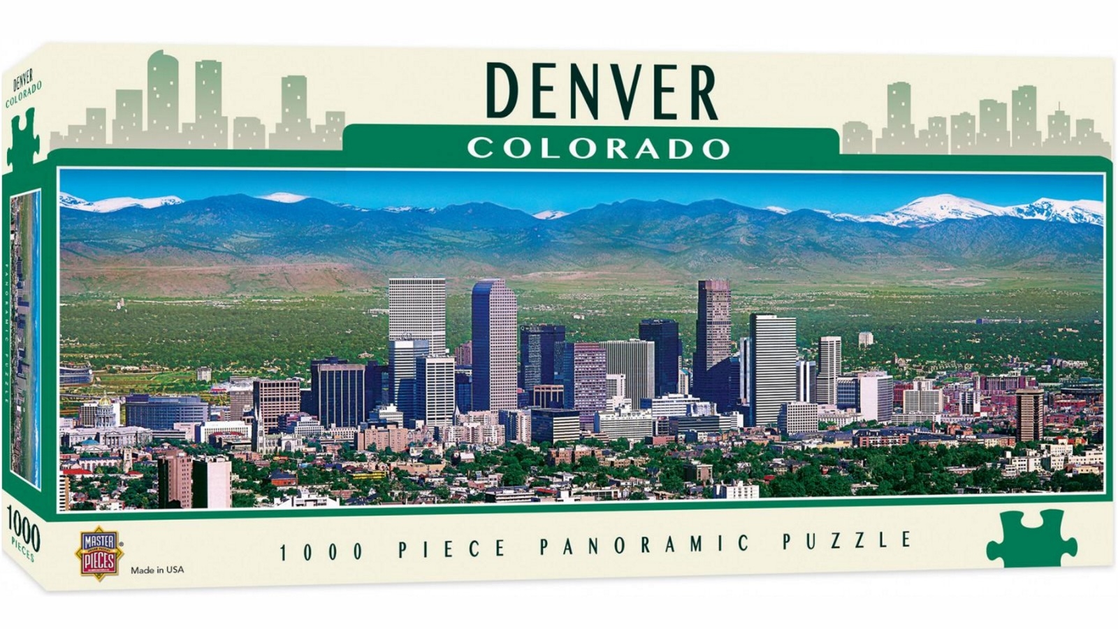 Masterpieces City Colorado Panoramic 1,000 Piece Jigsaw Puzzle 