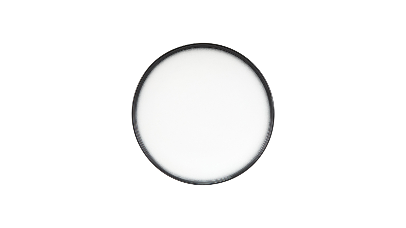Maxwell and Williams 28cm Caviar Granite Practical Stylish High Rim Plate - White
