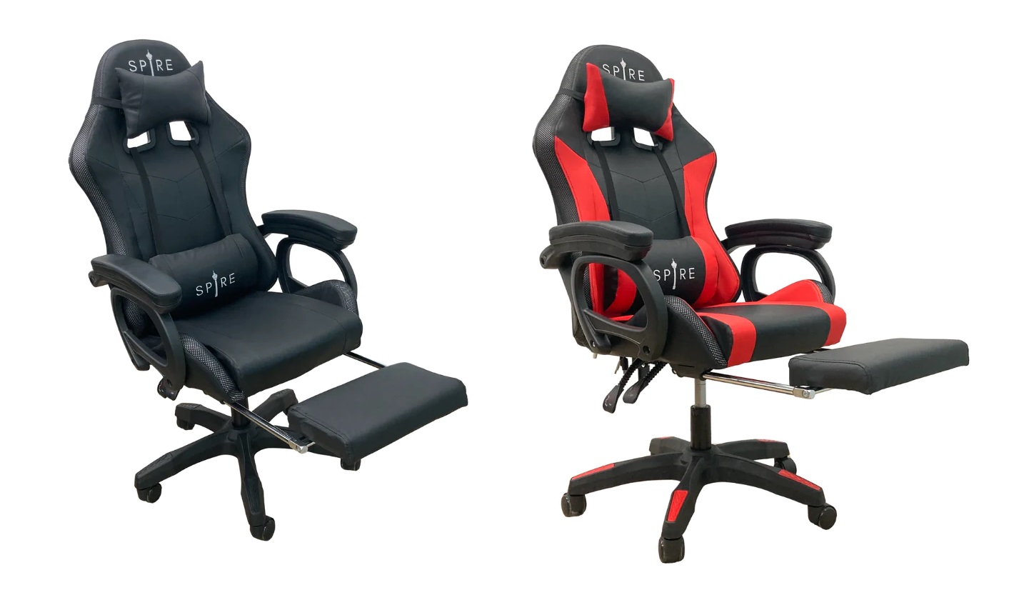 Spire Onyx LED Massage Gaming Chair
