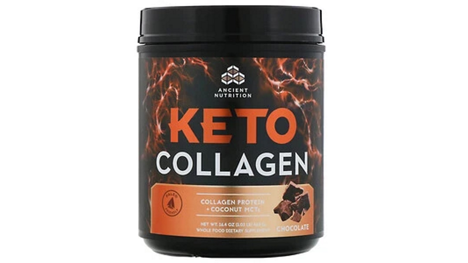 Dr. Axe Keto Collagen Protein + Coconut MCTs - Chocolate