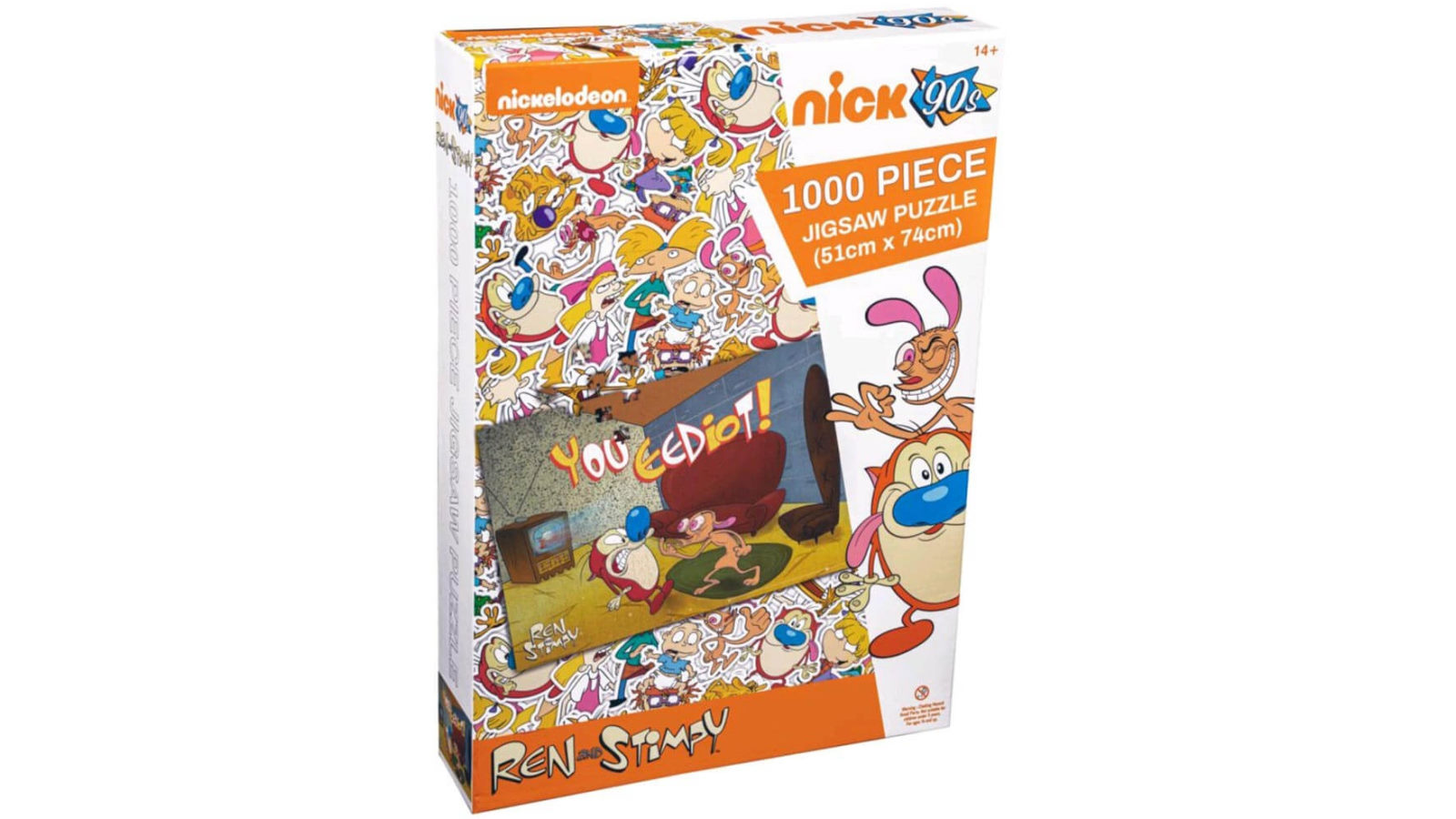 Ren and Stimpy You Eediot 1000 Piece Jigsaw Puzzle