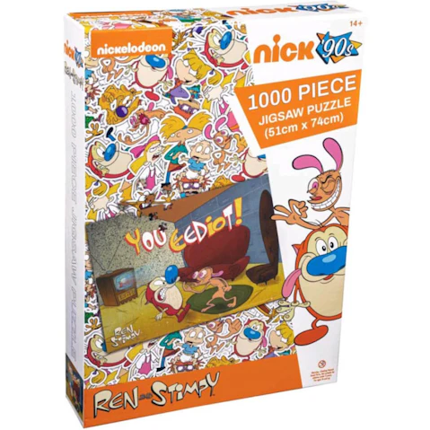 Ren and Stimpy You Eediot 1000 Piece Jigsaw Puzzle