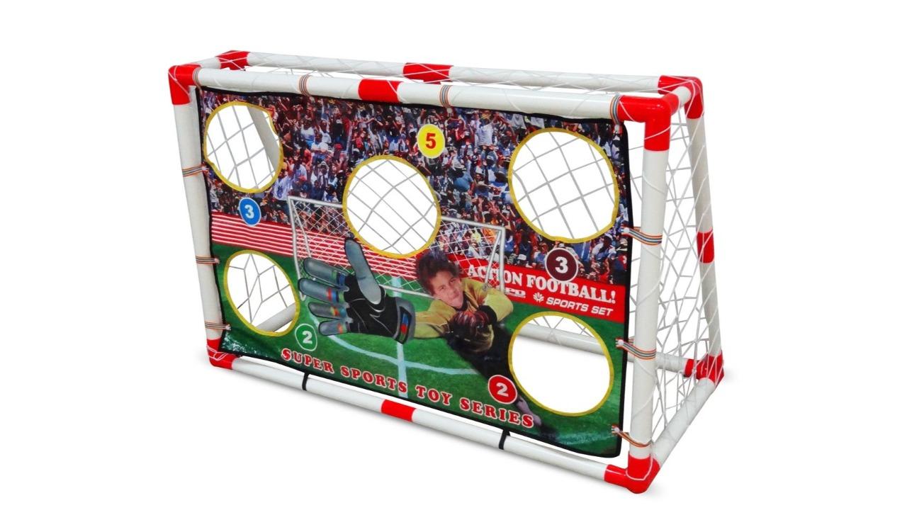 Kids Soccer Goal Set with Ball and Pump Harvey Norman