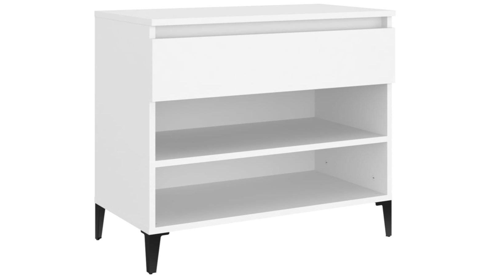 vidaXL 70 x 36 x 60cm Engineered Wood Shoe Cabinets - White