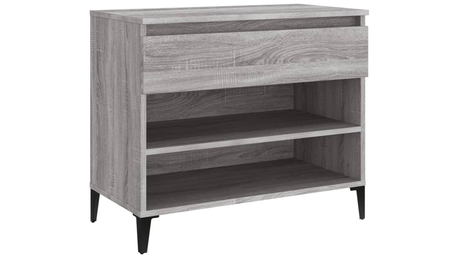 vidaXL 70 x 36 x 60cm Engineered Wood Shoe Cabinets - Grey Sonoma