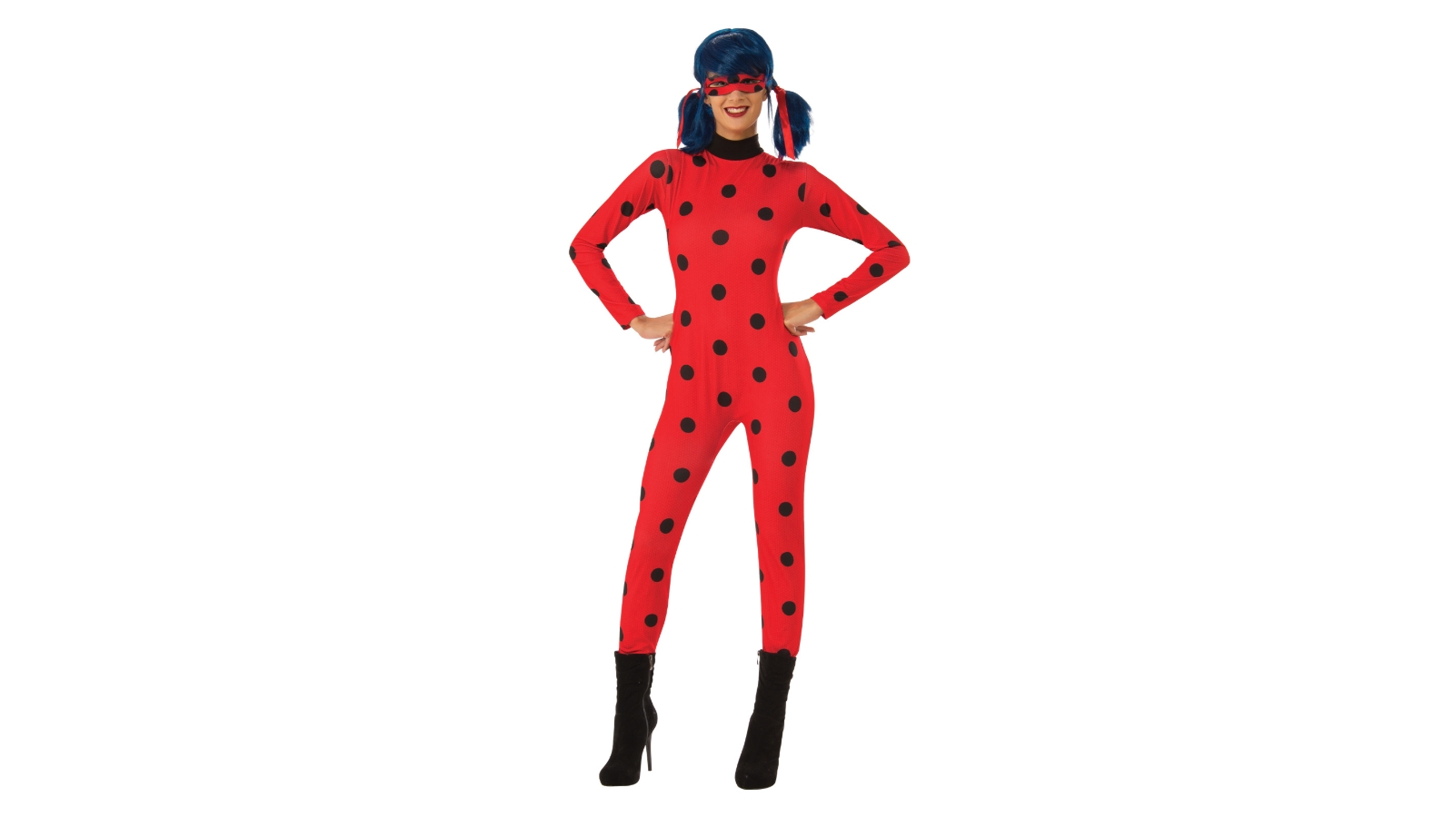 Zagtoons Miraculous Lady Bug Adult Costume - Small
