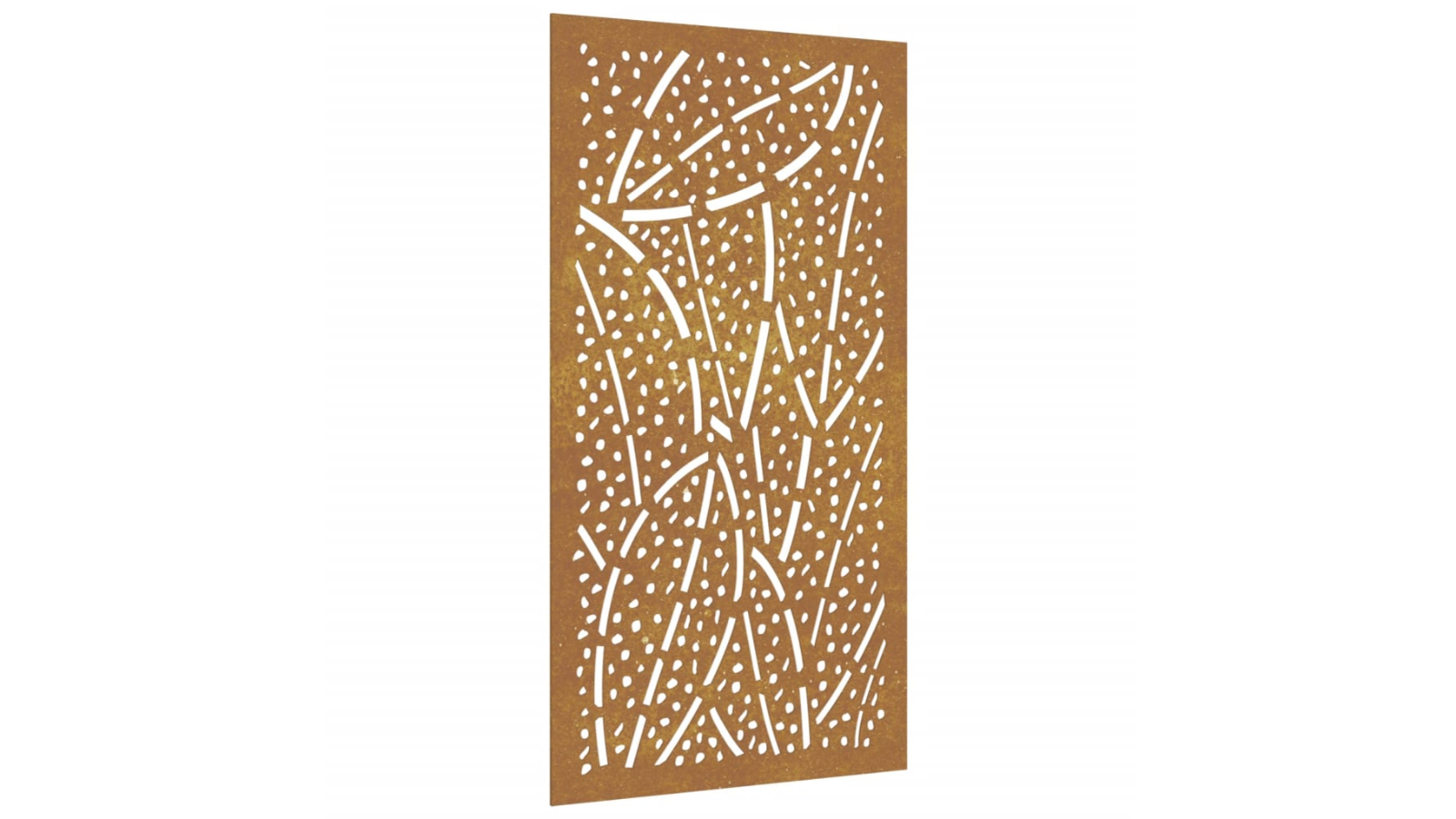 vidaXL Corten Steel Leaf Design Garden Wall Decoration - 105 x 55cm
