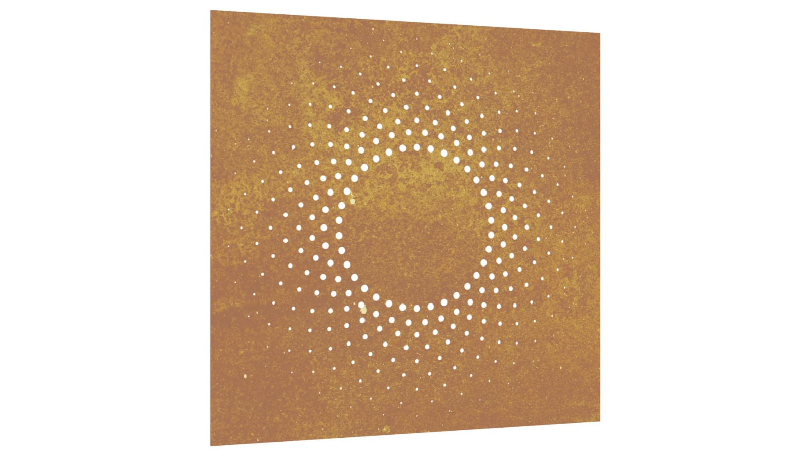 vidaXL Corten Steel Sun Design Garden Wall Decoration - 55 x 55cm