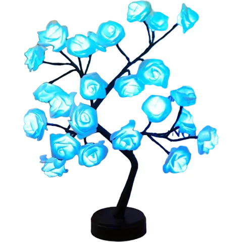 TM Christmas Rose Tree Night Light