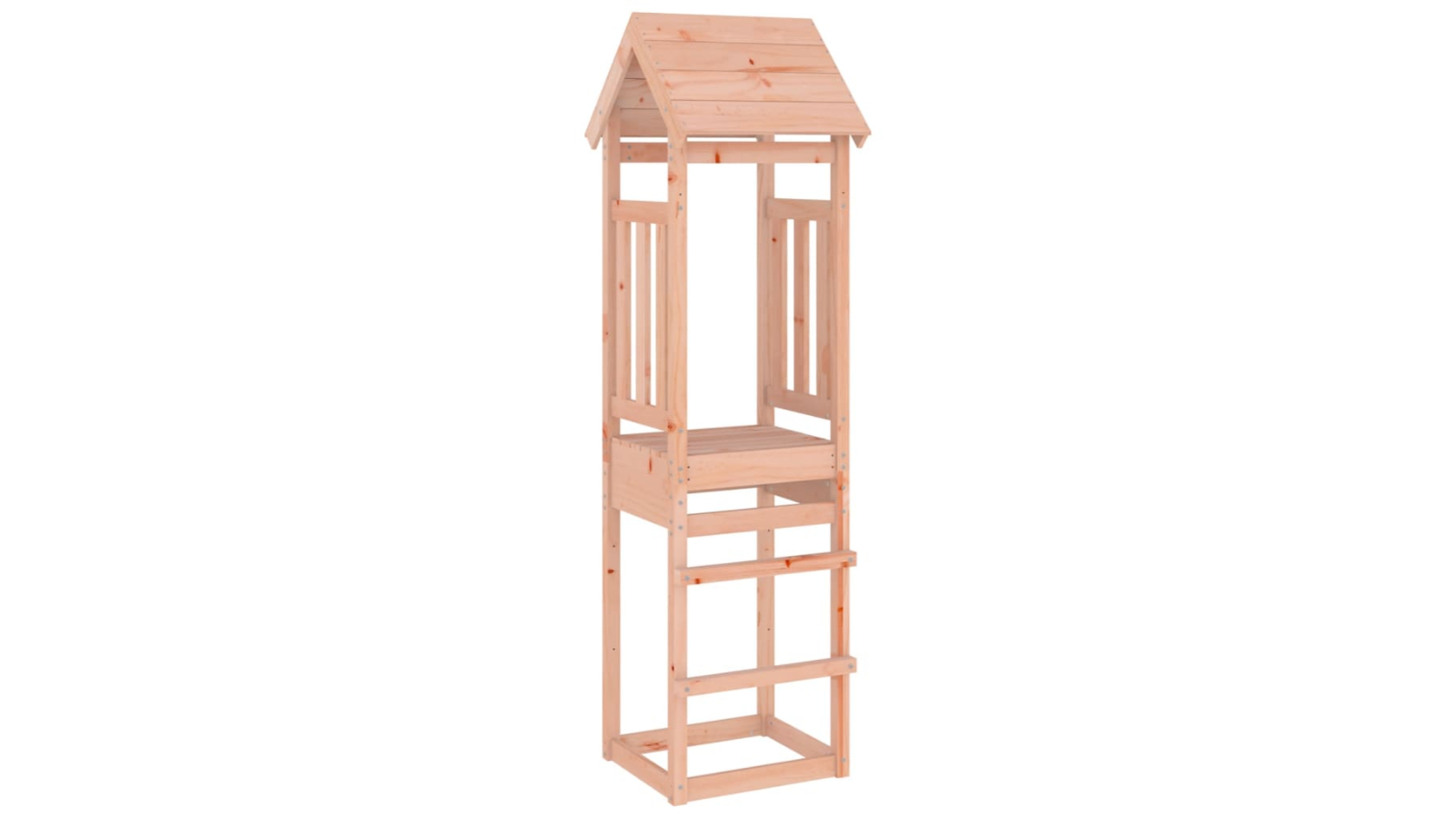 vidaXL Solid Douglas Wood Play Tower - 52.5 x 46.5 x 206.5cm