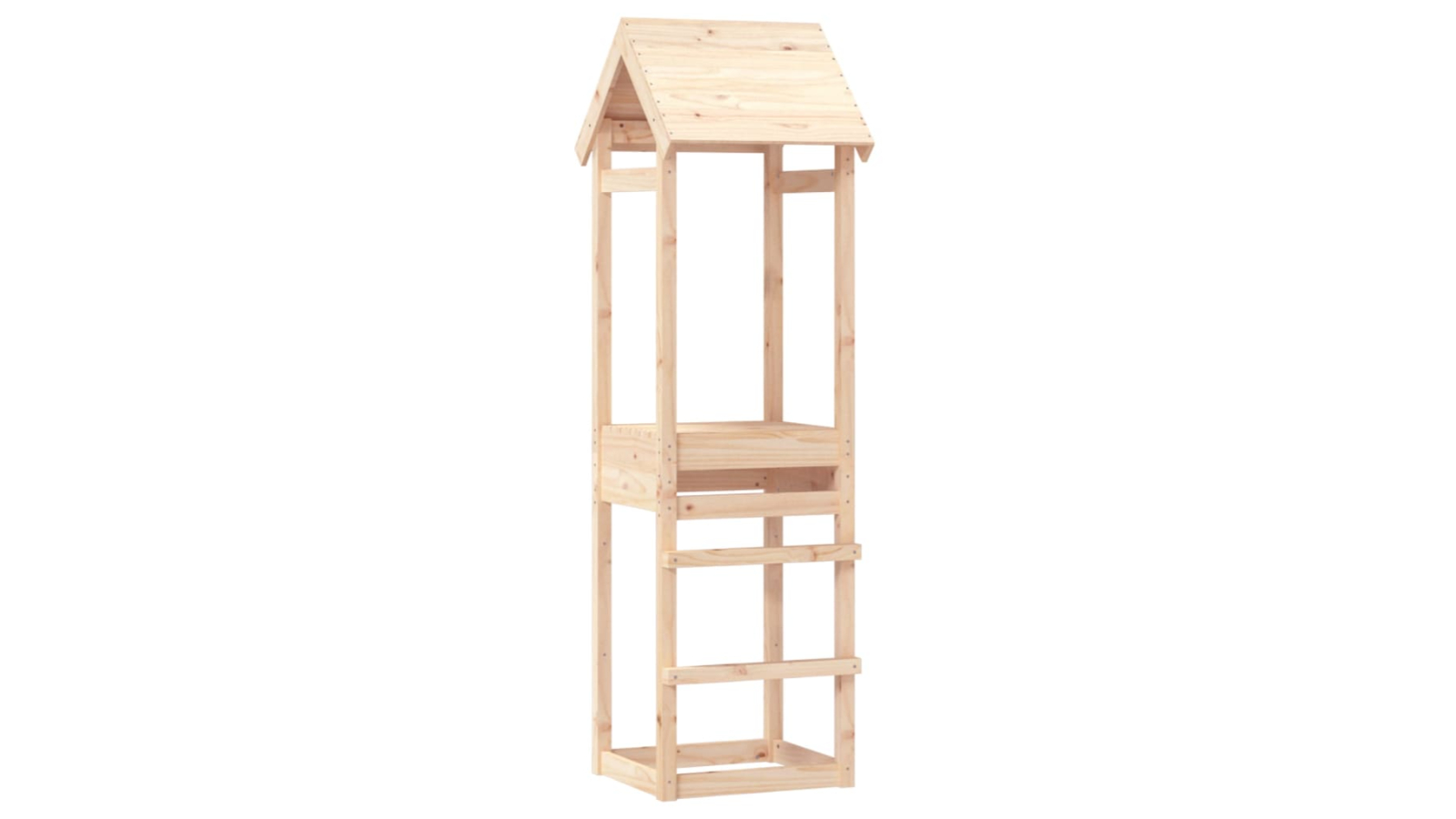 vidaXL Solid Pine Wood Tower Play - 53 x 46.5 x 194cm