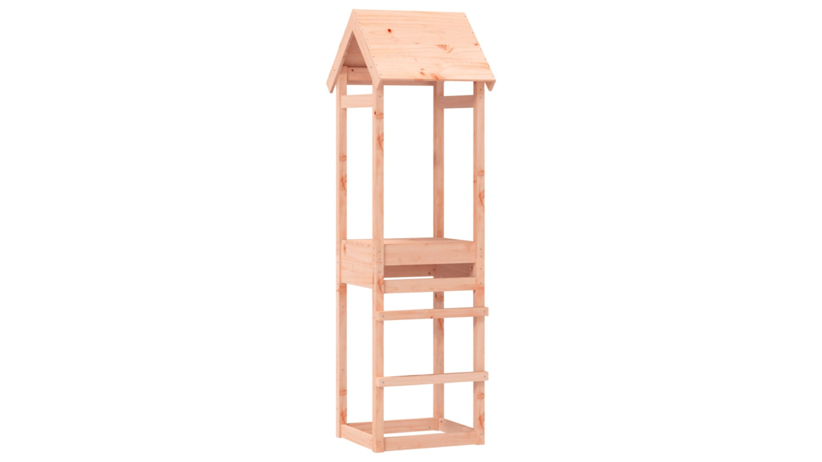 vidaXL Solid Douglas Wood Play Tower - 53 x 46.5 x 194cm