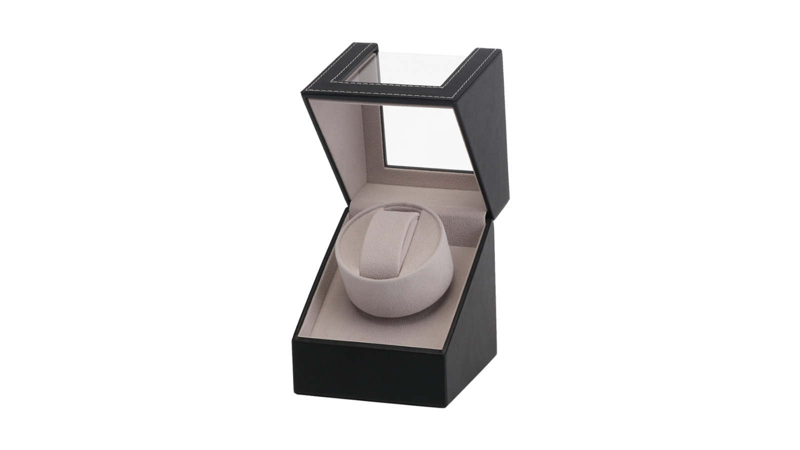 Serrano Automatic Watch Winder Display Box Case Motor Rotation Storage PU Leather