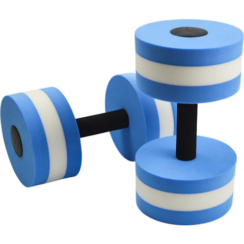 Serrano EVA Water Aerobics Dumbbell Aquatic Barbell Aqua Fitness x 2