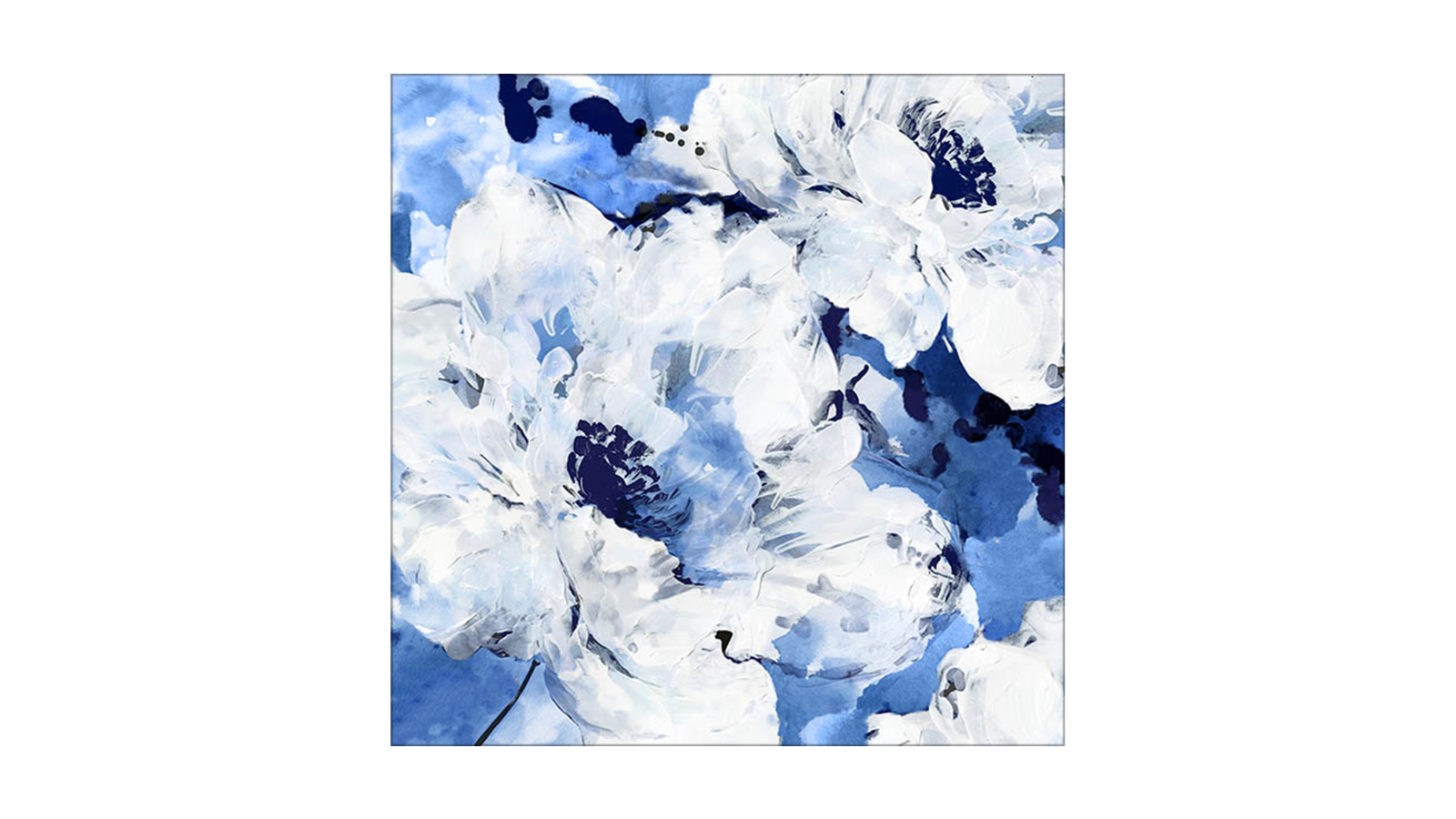 La Grolla Little Blue I Unframed Canvas Wall Art