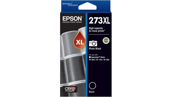 Epson 273XL High Capacity Claria Premium Photo Ink Cartridge - Black