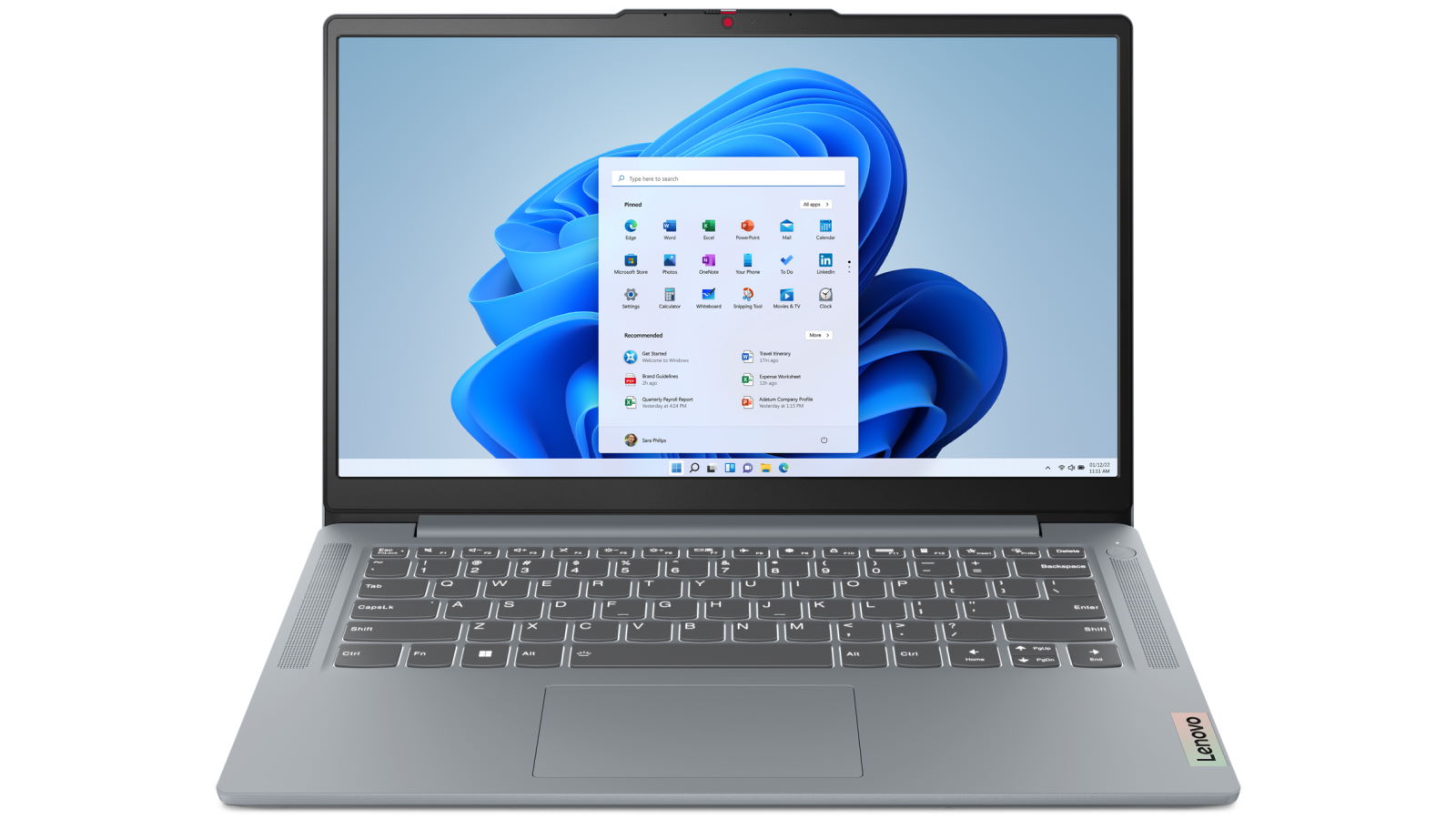 Lenovo IdeaPad Slim 3 14-inch Celeron N100/4GB/128GB Laptop - Arctic Grey