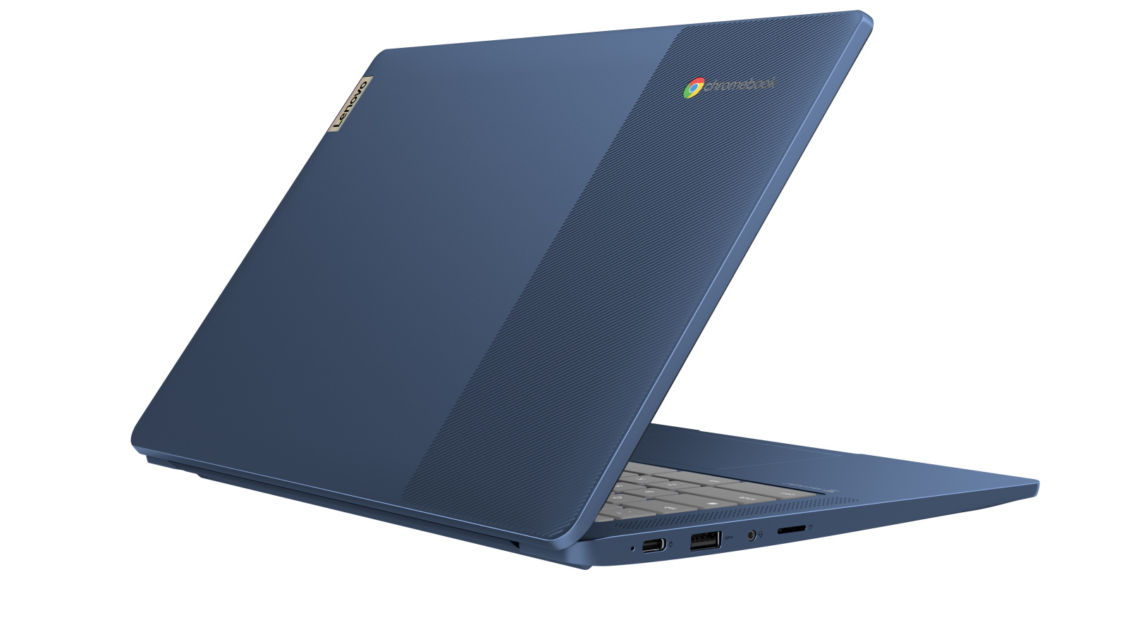 Lenovo IdeaPad Slim 3 Chromebook, 14 Pollici FHD, Intel Celeron N, 4GB RAM, 256GB SSD. Blu, Nuovo, Anno 2024. Leggero (1.3 Kg).