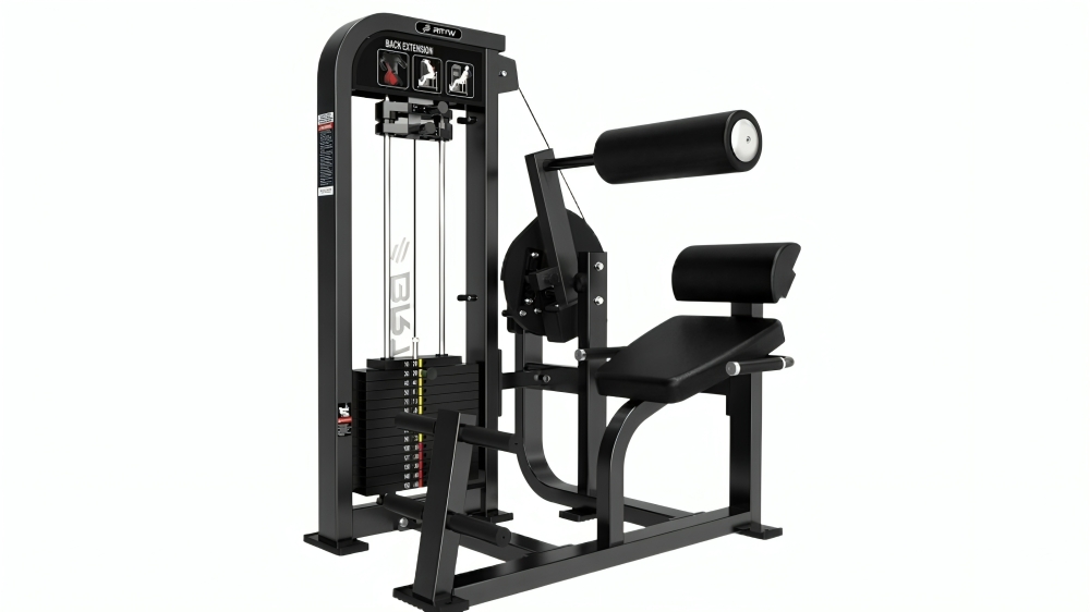Fitness Hero HS-X Series Reload Back Extension Pin Loaded Machine - Matte Black