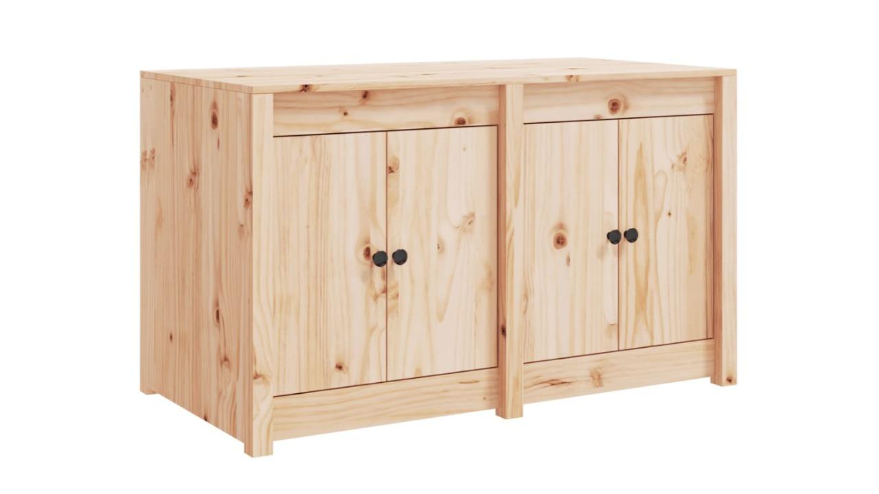 vidaXL Meppel Solid Pine Wood 106 x 55 x 64cm Kitchen Cabinet