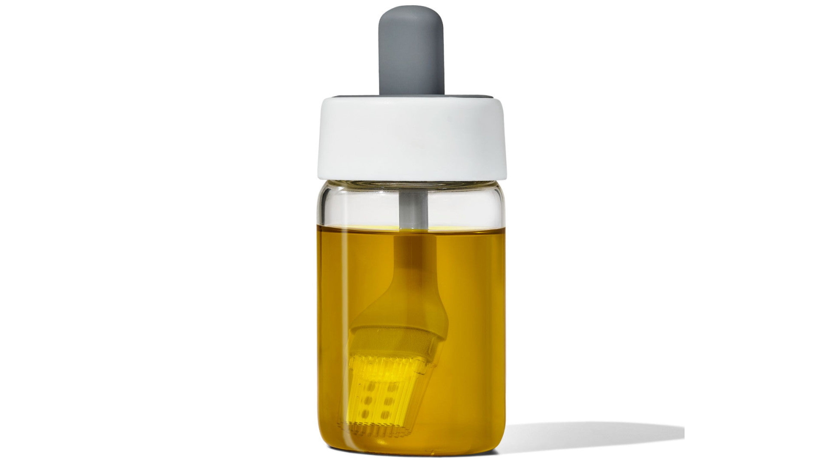 Oxo Good Grips Glass Oil Bottle and Flexible Silicone Brush Set