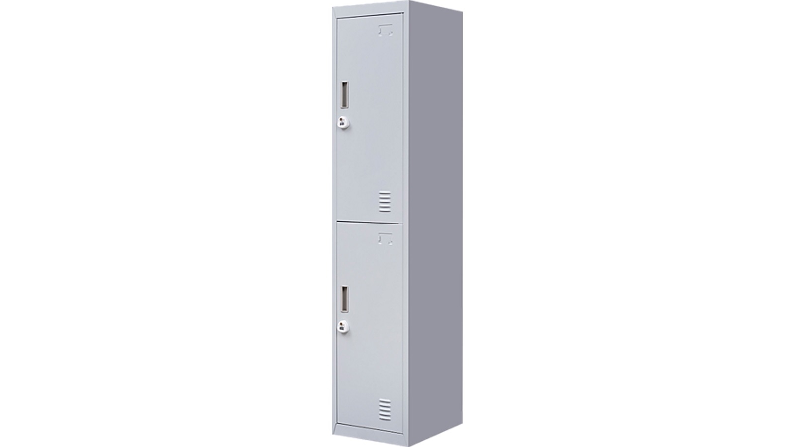 Serrano 2-Door Vertical 3 - Digit Combination Locker - Grey