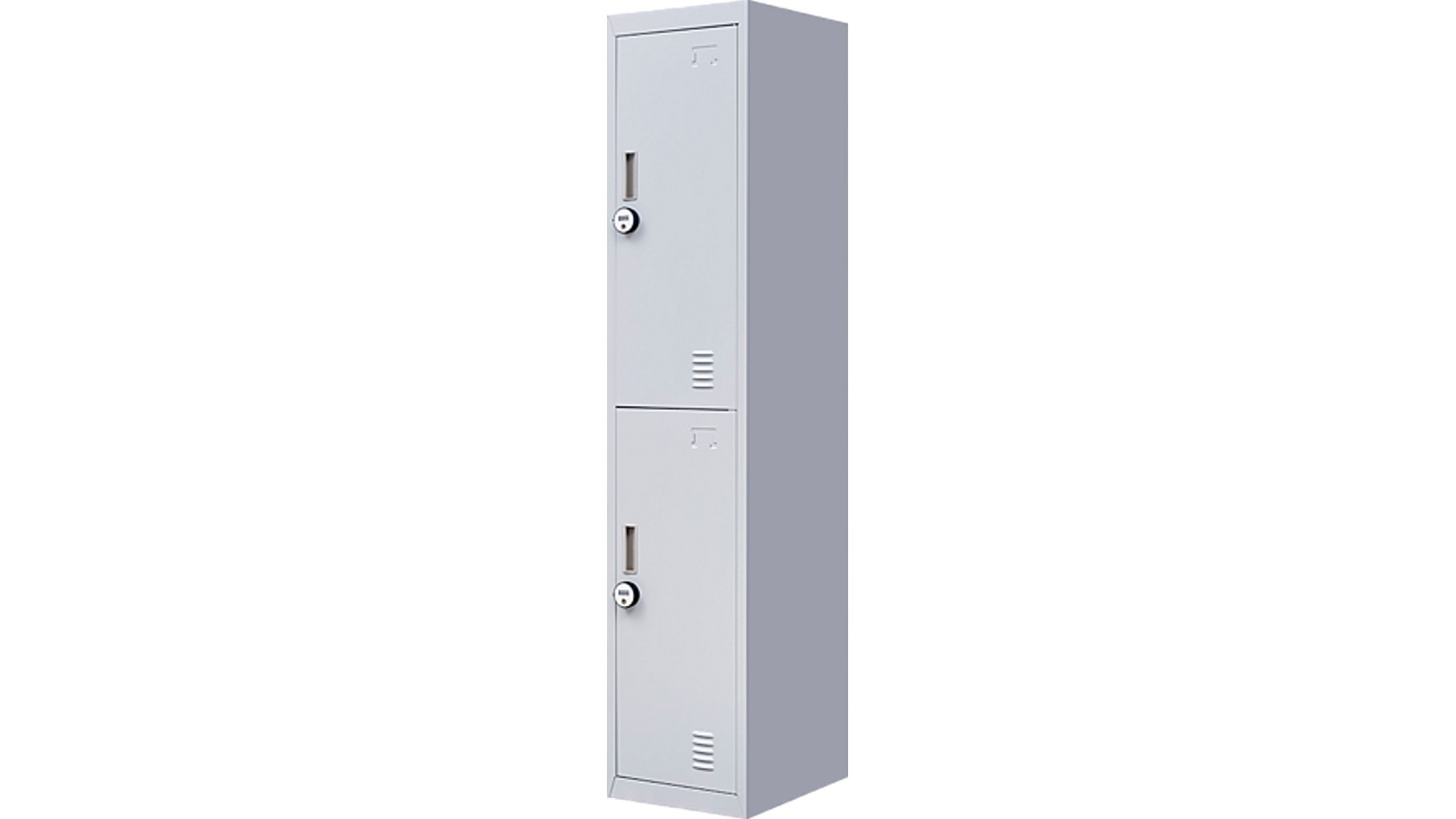 Serrano 2-Door Vertical 4 - Digit Combination Locker - Grey