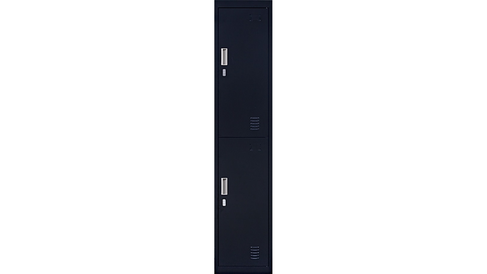 Serrano 2-Door Vertical Padlock Locker - Black
