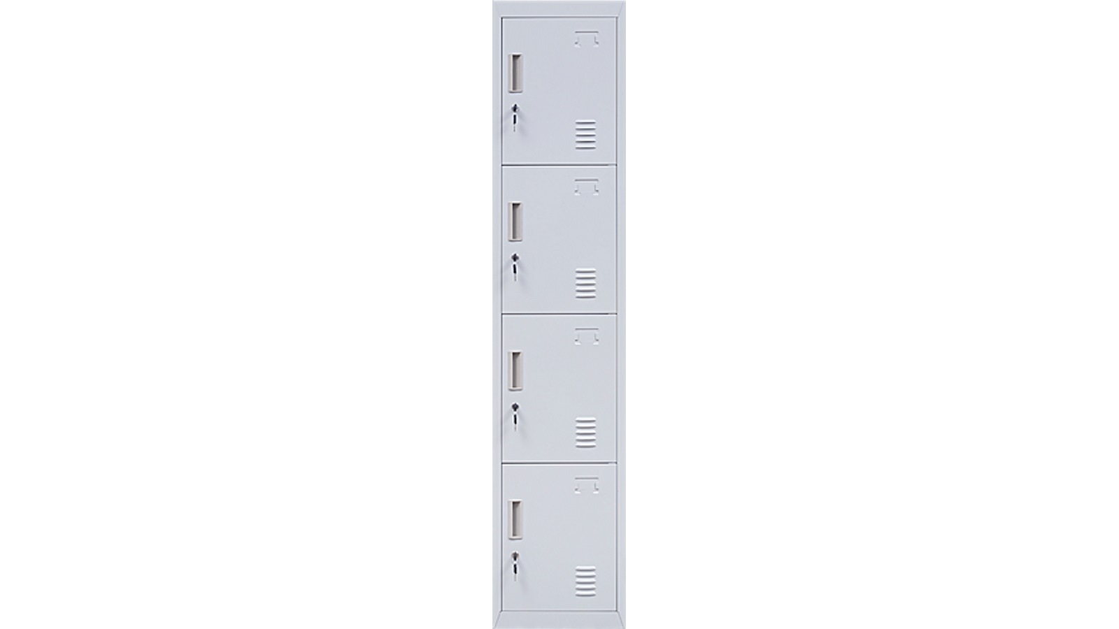 Serrano 4-Door 2 Key Vertical Locker - Grey