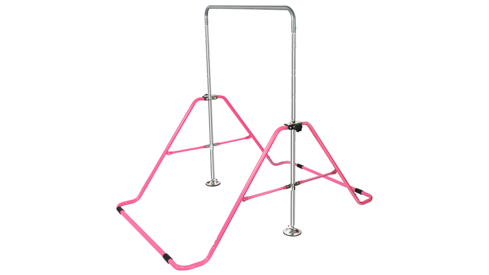 Serrano Kids Gymnastics Bars Training Horizontal Bar Monkey Kip Bar - Light Pink