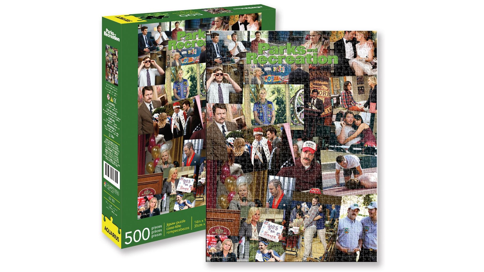 Aquarius Parks and Recreation Collage 500 Piece Jigsaw Puzzle