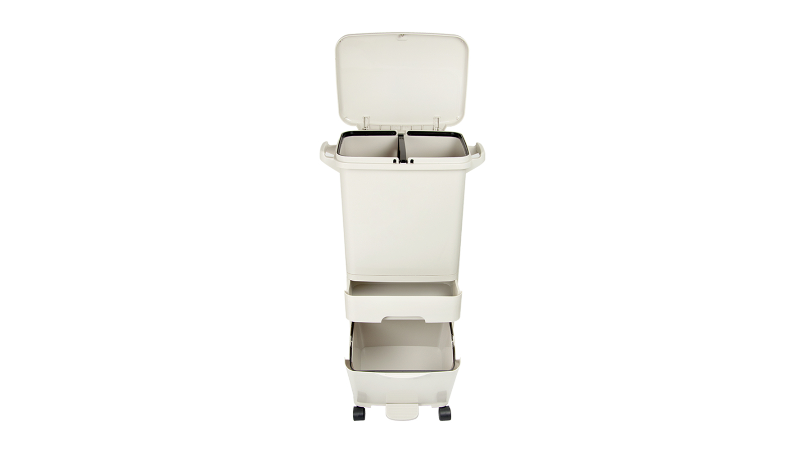 Serrano 2-Compartment Rubbish Bin Pedal - 42Litre