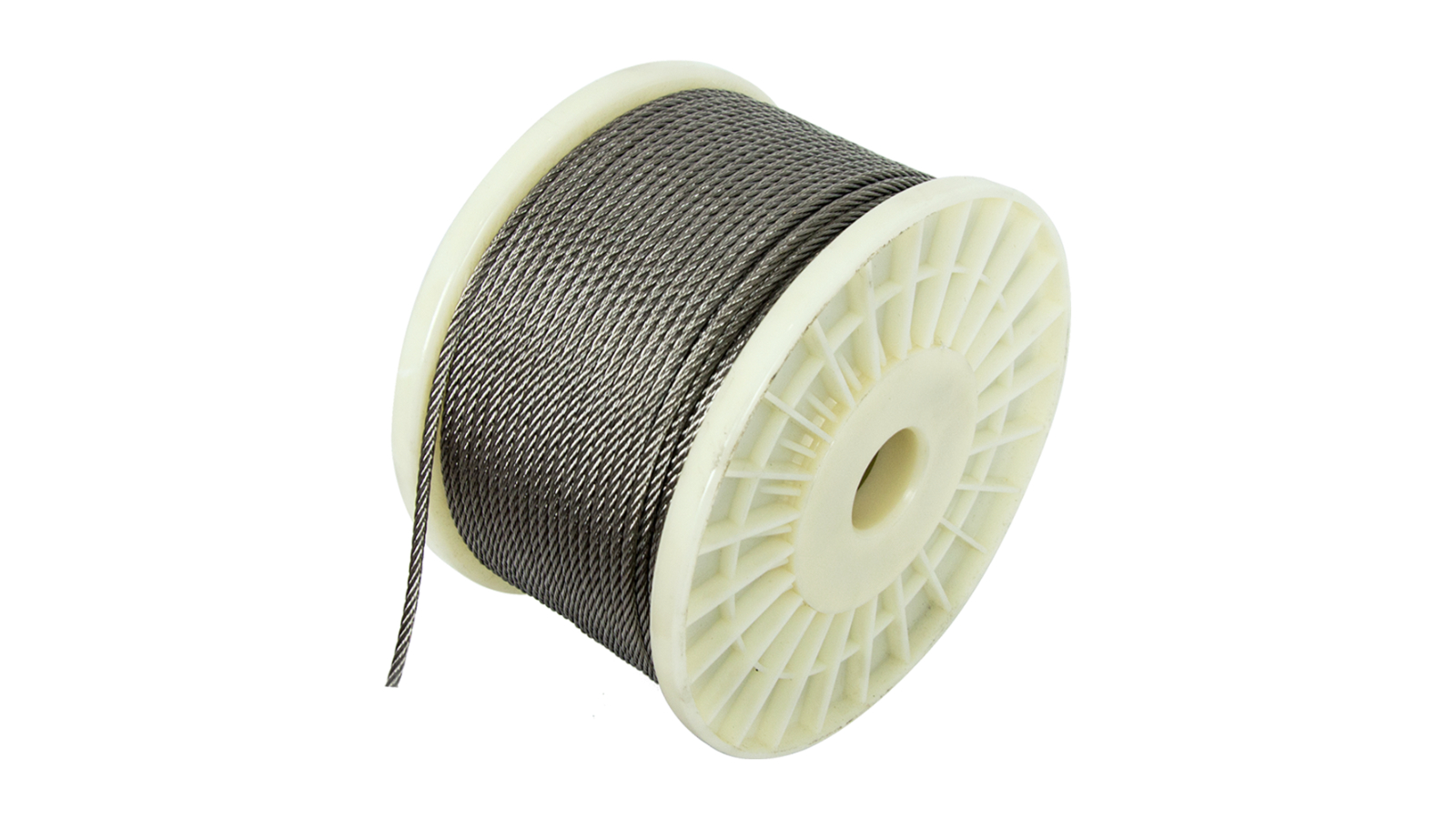Serrano 50m 316 Stainless Steel Wire Rope Cable - 7 x 19 0.4cm