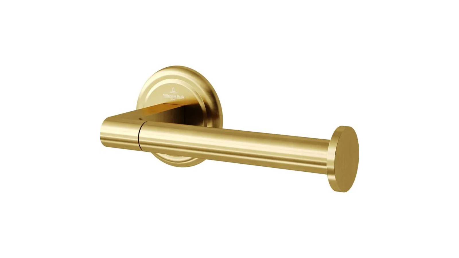 Villeroy & Boch Avia 2.0 Toilet Roll Holder Right Hand Facing - Brushed Gold
