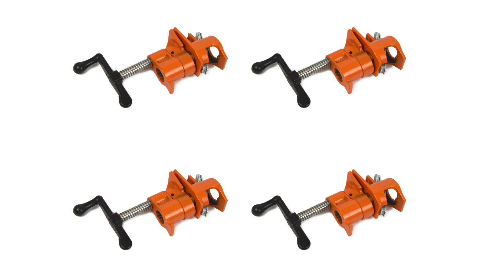 Serrano Orange Wood Gluing Pipe Clamp - Set of 4