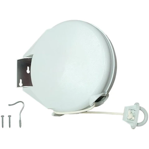 Serrano White Retract Automatically Cloth Rack