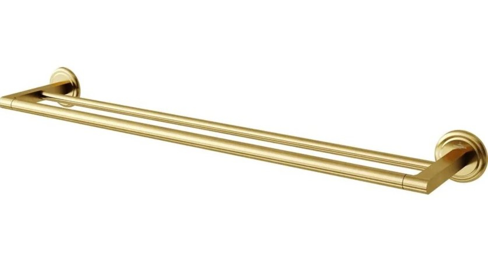 Villeroy & Boch Avia 2.0 600mm Double Towel Rail - Brushed Gold