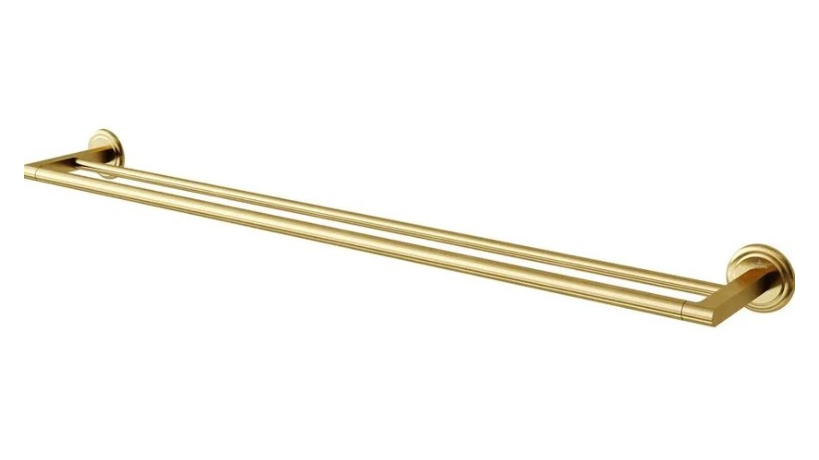Villeroy & Boch Avia 2.0 800mm Double Towel Rail - Brushed Gold