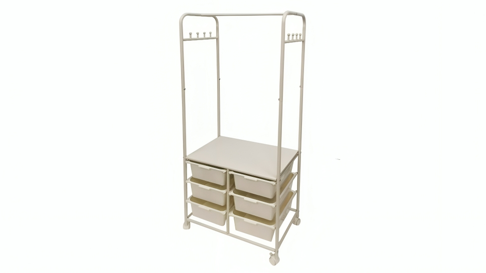 Serrano Open Wardrobe Metal Hanger Coat Rack