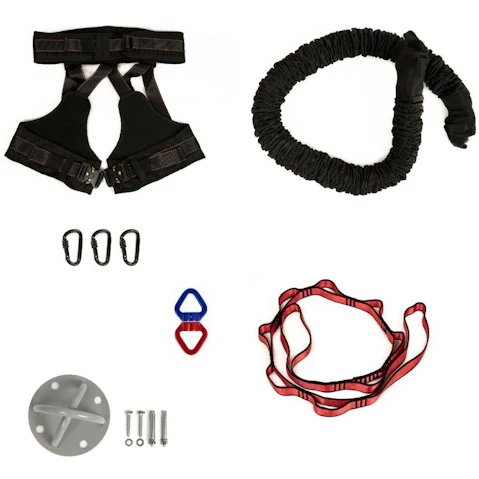 Serrano Black Heavy Bungee Cord Resistance Belt